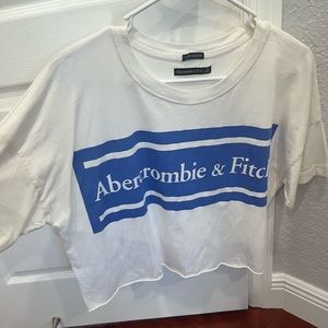 White Abercrombie and Fitch t-shirt